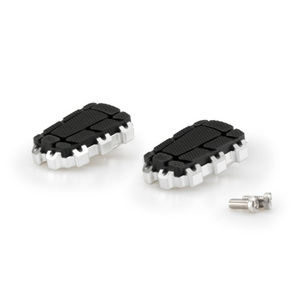 Puig Enduro 2 Footpegs Silver